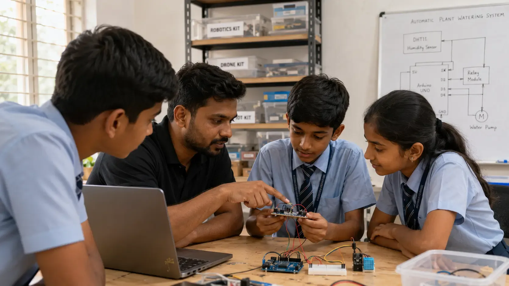 On-Campus Lab Trainer for Schools India | Scaleopal Labs