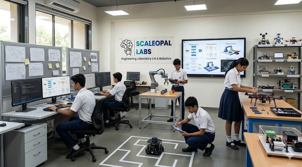 Operational Scaleopal Lab inside a partner school